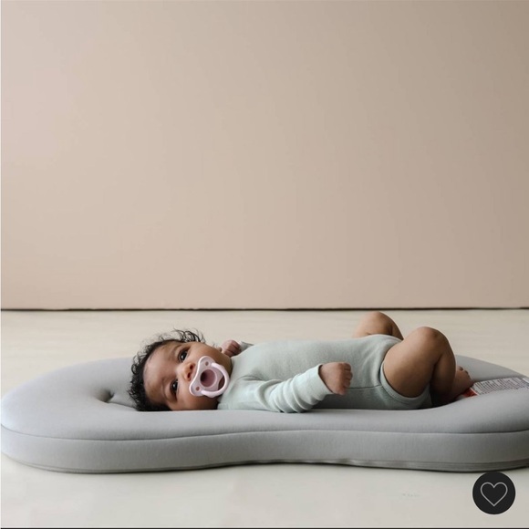 Snuggle Me Other - Snuggle Me Stone Gray Organic Curve Infant Lounger NEW